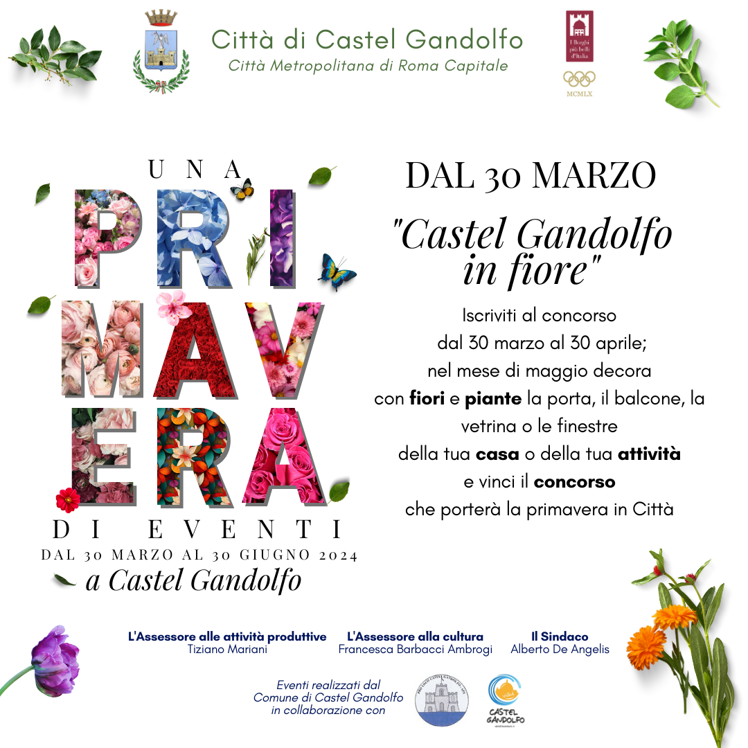 Concorso Castel Gandolfo in fiore