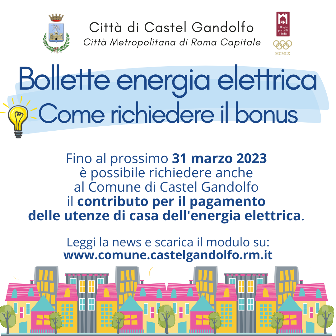 Contributi energia elettrica 2023