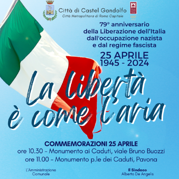 Comune di Castel Gandolfo 25 aprile