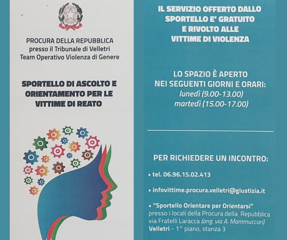 sportello vittime di violenza